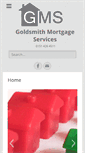 Mobile Screenshot of goldsmithmortgages.co.uk